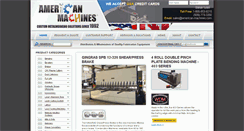 Desktop Screenshot of american-machines.com